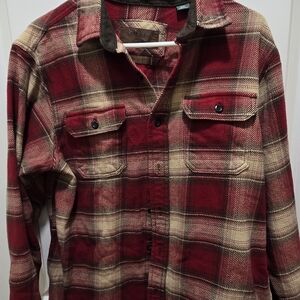 Orvis Red and Cream Plaid Women's Shirt
